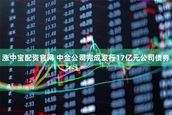 涨中宝配资官网 中金公司完成发行17亿元公司债券