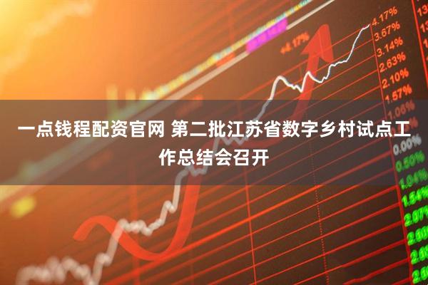一点钱程配资官网 第二批江苏省数字乡村试点工作总结会召开